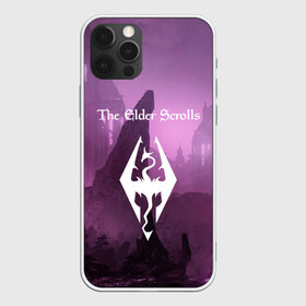 Чехол для iPhone 12 Pro Max с принтом The Elder Scrolls в Тюмени, Силикон |  | Тематика изображения на принте: art game | art skyrim | forest | game | skyrim | the elder scrolls v skyrim | горы | довакин | древние свитки | игра | лес | небо | скайрим