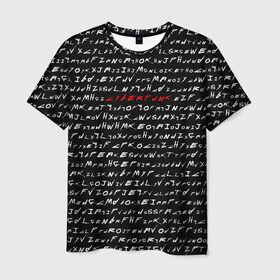 Мужская футболка 3D с принтом Cyberpunk 2077 Буквы в Тюмени, 100% полиэфир | прямой крой, круглый вырез горловины, длина до линии бедер | Тематика изображения на принте: 2020 | 2077 | cyber | cyberpunk | demon | fire | game | glitch | logo | punk | samurai | symbol | team | trauma | буквы | глитч | демон | игра | игры | кибер | киберпанк | клан | лого | логотип | огненный | панк | самурай | символ