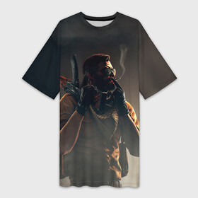 Платье-футболка 3D с принтом Counter Strike в Тюмени,  |  | counterstrike | counterstrikeglobaloffensive | cs | csgo | gamer | globaloffensive | headshoot | skins | steam | terrorist | глобалофенсив | контрстрайк | кс | ксго | террорист | хэдшот