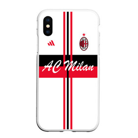 Чехол для iPhone XS Max матовый с принтом AC Milan в Тюмени, Силикон | Область печати: задняя сторона чехла, без боковых панелей | ac milan | i rossoneri | il diavolo | дьяволы | италия | итальянский | клуб | красно чёрные | лидер | лучший | милан | профессиональный | рекордсмен | самый | спортивный | суперкубок | успешный | форма