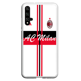 Чехол для Honor 20 с принтом AC Milan в Тюмени, Силикон | Область печати: задняя сторона чехла, без боковых панелей | ac milan | i rossoneri | il diavolo | дьяволы | италия | итальянский | клуб | красно чёрные | лидер | лучший | милан | профессиональный | рекордсмен | самый | спортивный | суперкубок | успешный | форма