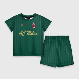 Детский костюм с шортами 3D с принтом AC Milan в Тюмени,  |  | Тематика изображения на принте: ac milan | i rossoneri | il diavolo | дьяволы | италия | итальянский | клуб | красно чёрные | лидер | лучший | милан | профессиональный | рекордсмен | самый | спортивный | суперкубок | успешный | форма