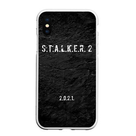 Чехол для iPhone XS Max матовый с принтом STALKER 2 в Тюмени, Силикон | Область печати: задняя сторона чехла, без боковых панелей | Тематика изображения на принте: 2021 | 2033 | fallout | game | games | metro | monsters | nuclear | radiation | stalker | two | zone | аномалии | аномалия | два | зона | игра | игры | метро | монстры | радиация | россия | сталкер | украина | фоллаут | чернобыль