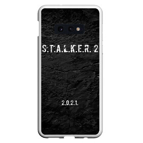 Чехол для Samsung S10E с принтом STALKER 2 в Тюмени, Силикон | Область печати: задняя сторона чехла, без боковых панелей | Тематика изображения на принте: 2021 | 2033 | fallout | game | games | metro | monsters | nuclear | radiation | stalker | two | zone | аномалии | аномалия | два | зона | игра | игры | метро | монстры | радиация | россия | сталкер | украина | фоллаут | чернобыль