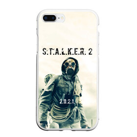 Чехол для iPhone 7Plus/8 Plus матовый с принтом STALKER 2 в Тюмени, Силикон | Область печати: задняя сторона чехла, без боковых панелей | 2021 | 2033 | fallout | game | games | metro | monsters | nuclear | radiation | stalker | two | zone | аномалии | аномалия | два | зона | игра | игры | метро | монстры | радиация | россия | сталкер | украина | фоллаут | чернобыль