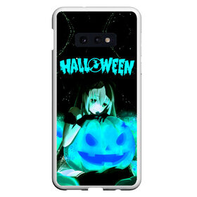 Чехол для Samsung S10E с принтом Halloween в Тюмени, Силикон | Область печати: задняя сторона чехла, без боковых панелей | аниме | ведьма | девушка | зомби | ирландия | кладбище | колдун | кости | кошки | летучие | луна | мертвец | мёртвые | монстры | мыши | ночь | оборотни | пауки | паутина | подарок | праздник | свет | свечи