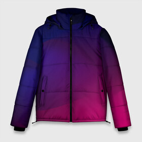 Мужская зимняя куртка 3D с принтом Abstract simple colors в Тюмени, верх — 100% полиэстер; подкладка — 100% полиэстер; утеплитель — 100% полиэстер | длина ниже бедра, свободный силуэт Оверсайз. Есть воротник-стойка, отстегивающийся капюшон и ветрозащитная планка. 

Боковые карманы с листочкой на кнопках и внутренний карман на молнии. | Тематика изображения на принте: abstract | blue | gradient | iphone | red | theme | абстракция | айфон | градиент | заставка | тема