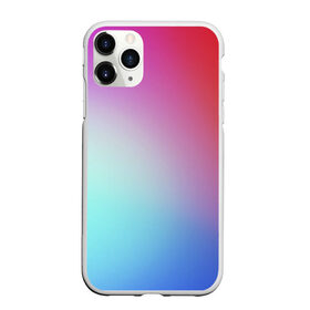 Чехол для iPhone 11 Pro матовый с принтом Colorful Gradient в Тюмени, Силикон |  | abstract | blue | gradient | iphone | red | theme | абстракция | айфон | градиент | заставка | тема