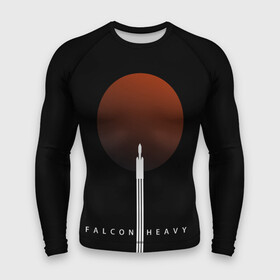 Мужской рашгард 3D с принтом Falcon Heavy в Тюмени,  |  | Тематика изображения на принте: falcon heavy | ilon mask | spacex | tesla | tesla roadster | илон маск | спейс икс | спейс экс | тесла | тесла родстер
