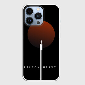 Чехол для iPhone 13 Pro с принтом Falcon Heavy в Тюмени,  |  | falcon heavy | ilon mask | spacex | tesla | tesla roadster | илон маск | спейс икс | спейс экс | тесла | тесла родстер