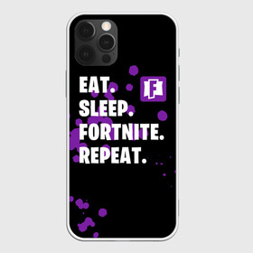 Чехол для iPhone 12 Pro Max с принтом Eat Sleep Fortnite Repeat в Тюмени, Силикон |  | Тематика изображения на принте: battle | boss | epic | floss | fortnite | game | games | lama | pubg | pvp | royale | save | survival | the | world | битва | выживание | дроп | игра | игры | королевская | лама | массакр | мир | пабг | спасти | фортнайт