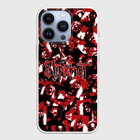 Чехол для iPhone 13 Pro с принтом SlipKnot камуфляж в Тюмени,  |  | белый | гранж | красный | лица | маска | маски | метал | милитари | ню метал | паттрен | слипкнот | слипнот | участники | черный