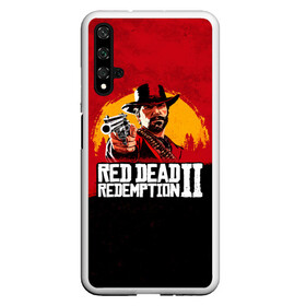 Чехол для Honor 20 с принтом Red Dead Redemption 2 в Тюмени, Силикон | Область печати: задняя сторона чехла, без боковых панелей | Тематика изображения на принте: dead | die | flag | game | games | gta | rdr | rdr2 | red | redemption | rockstar | sun | sunset | western | вестерн | выкуп | гта | дикий | закат | запад | игра | игры | красный | мертвый | поле | рдр | рдр2 | рокстар | солнце