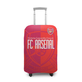 Чехол для чемодана 3D с принтом FC Arsenal в Тюмени, 86% полиэфир, 14% спандекс | двустороннее нанесение принта, прорези для ручек и колес | arsenal | arsenal football club | арсенал | футбольный клуб