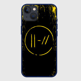 Чехол для iPhone 13 с принтом TWENTY ONE PILOTS | 21 PILOTS | TOP в Тюмени,  |  | Тематика изображения на принте: 21 pilots | 21p | dyrty | music | paints | rock | top | trench | twenty one pilots | yellow | брызги | группа | краска.пятна | музыка | рок