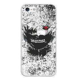 Чехол для iPhone 5/5S матовый с принтом Kaneki Ken (Tokyo Ghoul) #2 в Тюмени, Силикон | Область печати: задняя сторона чехла, без боковых панелей | anime | kaneki ken | tokyo ghoul | аниме | канеки кен | токийский гуль