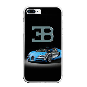 Чехол для iPhone 7Plus/8 Plus матовый с принтом Bugatti в Тюмени, Силикон | Область печати: задняя сторона чехла, без боковых панелей | autosport | bugatti | dark | design | italy | speed | sportcar | streetracing | автомобиль | автоспорт | гонка | дизайн | италия | конюшня | красота | престиж | скорость | спорткар | стритрейсинг | тачка | точило | черный