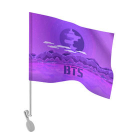 Флаг для автомобиля с принтом BTS BAND в Тюмени, 100% полиэстер | Размер: 30*21 см | bangtan boys | music | богдан бойс | бтс | корея | музыка | парни | поп музыка