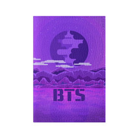 Обложка для паспорта матовая кожа с принтом BTS BAND в Тюмени, натуральная матовая кожа | размер 19,3 х 13,7 см; прозрачные пластиковые крепления | Тематика изображения на принте: bangtan boys | music | богдан бойс | бтс | корея | музыка | парни | поп музыка