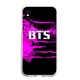 Чехол для iPhone XS Max матовый с принтом Bangtan boys в Тюмени, Силикон | Область печати: задняя сторона чехла, без боковых панелей | bangtan boys | bangtan бойс | music | бтс | корея | музыка | парни | поп музыка