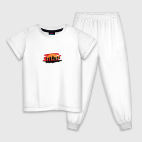 Детская пижама хлопок с принтом Red Dead Redemption 2 T-Shirt в Тюмени, 100% хлопок |  брюки и футболка прямого кроя, без карманов, на брюках мягкая резинка на поясе и по низу штанин
 | 