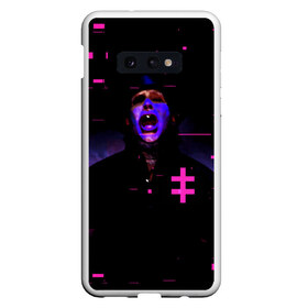 Чехол для Samsung S10E с принтом Marilyn Manson в Тюмени, Силикон | Область печати: задняя сторона чехла, без боковых панелей | cry | inch | industrial | little | manson | marilyn | music | nails | nin | rock | sister | индастриал | инч | мансон | менсен | менсон | мерилин | мерлин | музыка | мэнсон | мэрилин | мэрлин | найн | нин | нэйлс | рок