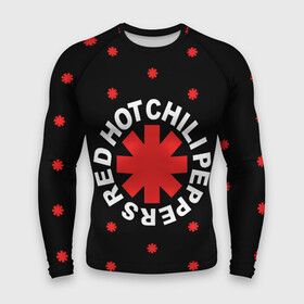 Мужской рашгард 3D с принтом Red Hot Chili Peppers в Тюмени,  |  | Тематика изображения на принте: chili | cross | hot | logo | music | peppers | red | red hot chili peppers | rhcp | rock | star | symbol | звезда | звездочка | красная | красный | крест | логотип | музыка | перцы | рок | символ | цветок | цветочек | чили