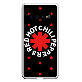 Чехол для Samsung Galaxy S10 с принтом Red Hot Chili Peppers в Тюмени, Силикон | Область печати: задняя сторона чехла, без боковых панелей | chili | cross | hot | logo | music | peppers | red | red hot chili peppers | rhcp | rock | star | symbol | звезда | звездочка | красная | красный | крест | логотип | музыка | перцы | рок | символ | цветок | цветочек | чили