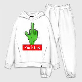 Мужской костюм хлопок OVERSIZE с принтом Fucktus в Тюмени,  |  | cactus | you | аргументы | иголки | кактус | колючий | растение