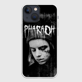 Чехол для iPhone 13 mini с принтом PHARAOH в Тюмени,  |  | dark | dead | dolor | dynasty | hip | hop | pharaoh | phlora | phloyd | phosphor | rap | raper | redrum | russian | skr | tattoo | yungrussia | глеб | голубин | мрачный | репер | русский | рэп | скр | уаджет | фара | фараон | хип | хоп