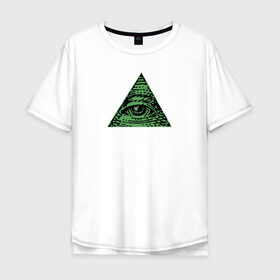 Мужская футболка хлопок Oversize с принтом Freemasonry в Тюмени, 100% хлопок | свободный крой, круглый ворот, “спинка” длиннее передней части | 