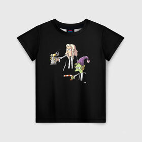 Детская футболка 3D с принтом Disenchantment. Pulp Fiction в Тюмени, 100% гипоаллергенный полиэфир | прямой крой, круглый вырез горловины, длина до линии бедер, чуть спущенное плечо, ткань немного тянется | криминальное чтиво | разочарование | тарантино | эльф