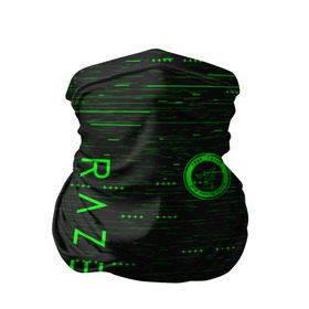 Бандана-труба 3D с принтом RAZER в Тюмени, 100% полиэстер, ткань с особыми свойствами — Activecool | плотность 150‒180 г/м2; хорошо тянется, но сохраняет форму | 101 | brand | company | gamer | green | logo | mamba | naga | player | razer | rzr | snake | бренд | железо | зеленый | змея | компания | лого | рейзер | софт