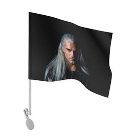 Флаг для автомобиля с принтом The Witcher. Geralt of Rivia в Тюмени, 100% полиэстер | Размер: 30*21 см | andrzej | cavill | ciri | cirilla | geralt | henry | netflix | rivia | sapkowski | witcher | yennefer | анджей | ведьмак | генри | геральт | йеннифэр | кавилл | ривия | сапковский | цири | цирилла