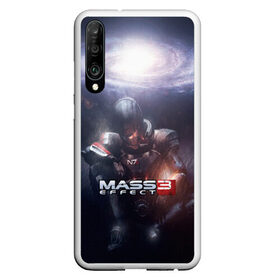 Чехол для Honor P30 с принтом MASS EFFECT 3 в Тюмени, Силикон | Область печати: задняя сторона чехла, без боковых панелей | amdromeda initiative | andromeda | game | gun | hemet | n7 | rifle | ryder | soldier | space | star | weapon