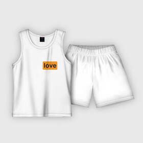 Детская пижама с шортами хлопок с принтом True Love в Тюмени,  |  | любовь | настоящая | реальная | честная | чистая | чувства
