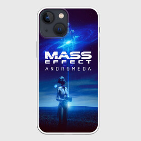 Чехол для iPhone 13 mini с принтом MASS EFFECT ANDROMEDA в Тюмени,  |  | amdromeda initiative | andromeda | game | gun | hemet | n7 | rifle | ryder | soldier | space | star | weapon