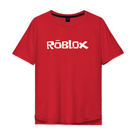 Мужская футболка хлопок Oversize с принтом Roblox в Тюмени, 100% хлопок | свободный крой, круглый ворот, “спинка” длиннее передней части | minecraft | roblox | игра | копатель | майнкрафт | роблокс