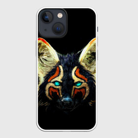 Чехол для iPhone 13 mini с принтом Рыжий лис в Тюмени,  |  | животное | лиса | рыжий | фыр | черный