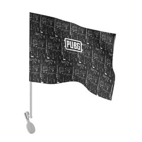 Флаг для автомобиля с принтом PUBG в Тюмени, 100% полиэстер | Размер: 30*21 см | battlegrounds | chicken | chickendinner | dinner | game | pcgaming | playerunknownsbattlegrounds | pubg | videogames | баттл | баттлграунд | куриныйобед | курица | обед | пабг
