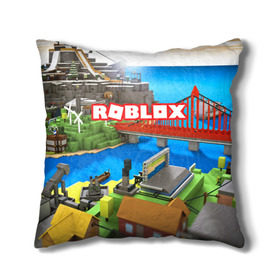 Подушка 3D с принтом ROBLOX в Тюмени, наволочка – 100% полиэстер, наполнитель – холлофайбер (легкий наполнитель, не вызывает аллергию). | состоит из подушки и наволочки. Наволочка на молнии, легко снимается для стирки | block | lego | logo | minecraft | online | oof | quest | roblocks | roblockx | roblox | studio | блок | блоки | голова | игра | игры | квест | лего | лицо | лого | логотип | майнкрафт | онлайн | роблокс | символ | студия
