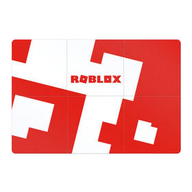 Магнитный плакат 3Х2 с принтом ROBLOX Red в Тюмени, Полимерный материал с магнитным слоем | 6 деталей размером 9*9 см | Тематика изображения на принте: block | lego | logo | minecraft | online | oof | quest | roblocks | roblockx | roblox | studio | блок | блоки | голова | игра | игры | квест | лего | лицо | лого | логотип | майнкрафт | онлайн | роблокс | символ | студия