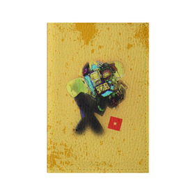 Обложка для паспорта матовая кожа с принтом ROBLOX Grunge ART в Тюмени, натуральная матовая кожа | размер 19,3 х 13,7 см; прозрачные пластиковые крепления | Тематика изображения на принте: block | lego | logo | minecraft | online | oof | quest | roblocks | roblockx | roblox | studio | блок | блоки | голова | игра | игры | квест | лего | лицо | лого | логотип | майнкрафт | онлайн | роблокс | символ | студия