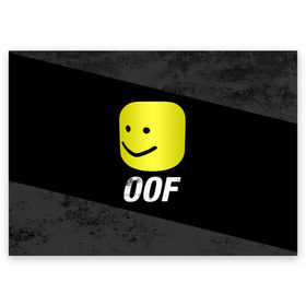 Поздравительная открытка с принтом Roblox OOF Мем в Тюмени, 100% бумага | плотность бумаги 280 г/м2, матовая, на обратной стороне линовка и место для марки
 | Тематика изображения на принте: lego | logo | meme | memes | minecraft | oof | quest | roblocks | roblockx | roblox | studio | блок | блоки | голова | игра | игры | квест | лего | лицо | лого | логотип | майнкрафт | мем | мемы | онлайн | роблокс | студия