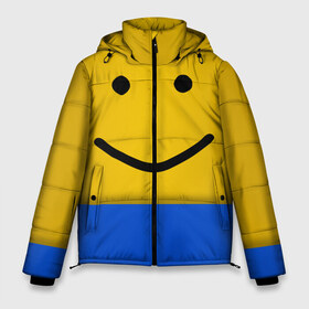 Мужская зимняя куртка 3D с принтом ROBLOX NOOB Face в Тюмени, верх — 100% полиэстер; подкладка — 100% полиэстер; утеплитель — 100% полиэстер | длина ниже бедра, свободный силуэт Оверсайз. Есть воротник-стойка, отстегивающийся капюшон и ветрозащитная планка. 

Боковые карманы с листочкой на кнопках и внутренний карман на молнии. | Тематика изображения на принте: lego | logo | meme | memes | minecraft | oof | quest | roblocks | roblockx | roblox | studio | блок | блоки | голова | игра | игры | квест | лего | лицо | лого | логотип | майнкрафт | мем | мемы | онлайн | роблокс | студия