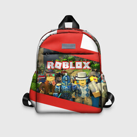 Детский рюкзак 3D с принтом ROBLOX в Тюмени, 100% полиэстер | лямки с регулируемой длиной, сверху петелька, чтобы рюкзак можно было повесить на вешалку. Основное отделение закрывается на молнию, как и внешний карман. Внутри дополнительный карман. По бокам два дополнительных кармашка | lego | logo | meme | memes | minecraft | oof | quest | roblocks | roblockx | roblox | studio | блок | блоки | голова | игра | игры | квест | лего | лицо | лого | логотип | майнкрафт | мем | мемы | онлайн | роблокс | студия