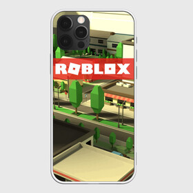 Чехол для iPhone 12 Pro с принтом ROBLOX City в Тюмени, силикон | область печати: задняя сторона чехла, без боковых панелей | lego | logo | meme | memes | minecraft | oof | quest | roblocks | roblockx | roblox | studio | блок | блоки | голова | игра | игры | квест | лего | лицо | лого | логотип | майнкрафт | мем | мемы | онлайн | роблокс | студия