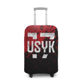 Чехол для чемодана 3D с принтом USYK 17 Blood в Тюмени, 86% полиэфир, 14% спандекс | двустороннее нанесение принта, прорези для ручек и колес | bellew | box | boxing | fight | mma | tony | ufc | ukraine | usyk | weight | белью | боец | бой | бокс | боксер | боксеры | вес | лого | логотип | мира | тони | тяжеловес | тяжелый | украина | украинец | усик | чемпион