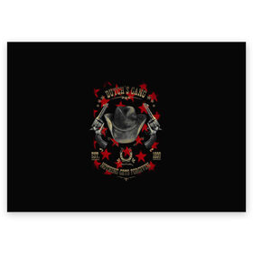 Поздравительная открытка с принтом Red Dead Redemption в Тюмени, 100% бумага | плотность бумаги 280 г/м2, матовая, на обратной стороне линовка и место для марки
 | dead | gamer | john | marston | rdr | red | redemption | rockstar | shooter | western | вестерн | джон | марстон | шутер