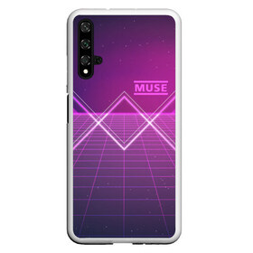 Чехол для Honor 20 с принтом Muse Simulation Theory в Тюмени, Силикон | Область печати: задняя сторона чехла, без боковых панелей | Тематика изображения на принте: alternative | music | retro | rock | simulation | theory | альбом | альтернатива | альтернативная | беллами | музыка | мьюз | мэтью | ретро | рок